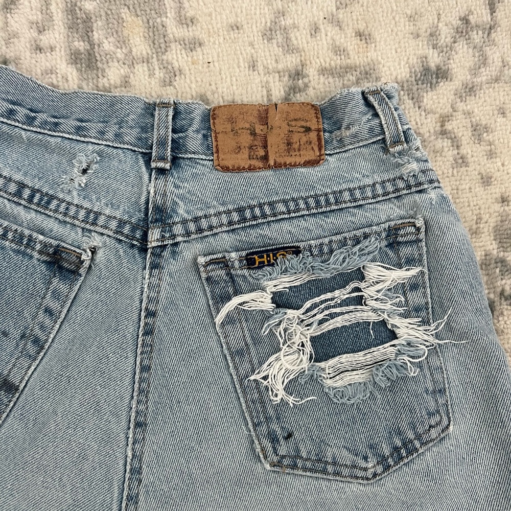 Light Washed Jean Shorts